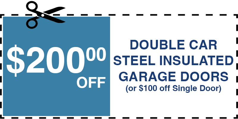 200 off garage door repair Roslyn