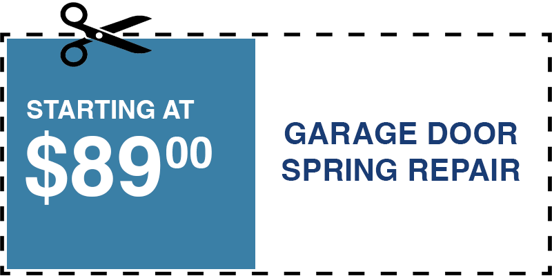 89 garage door SPRING repair Roslyn